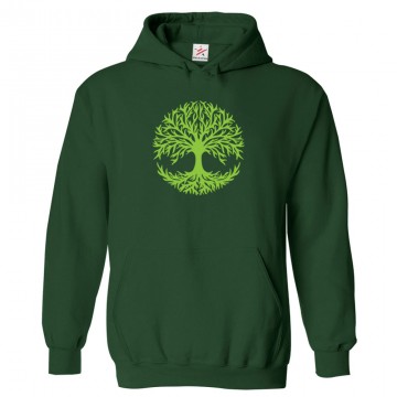 Colorful Tree Of Life Unisex Kids and Adults Pullover Hoodie									 									 									
